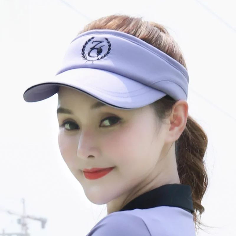 ゴルフキャップ 女性用 紫外線防止 通気性 プレミアムショートブリムキャップ