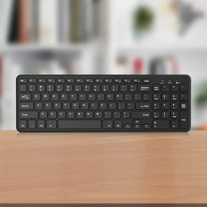 BOW チョコレートキーボード USB 有線ノートパソコン・デスクトップ用【静音・家用オフィスセット】