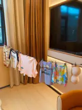旅行用 持ち運び便利な干し紐【ホテル用・衣類用クリップ付き】