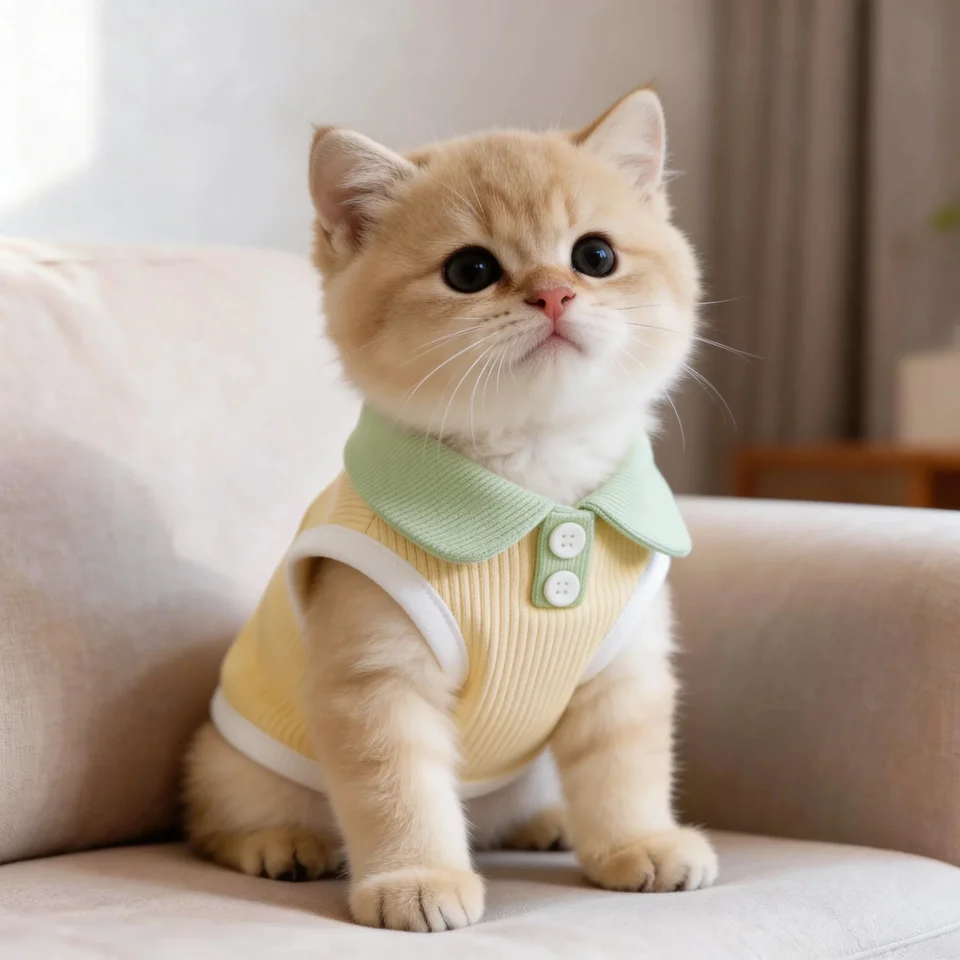 猫服 春夏 薄手 通気性 小型 タンクトップ