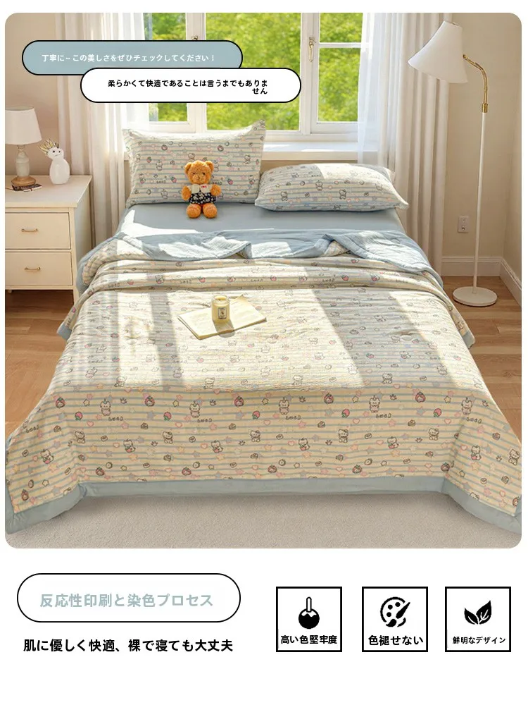 冷感シーツが本当に効くのか？二重ガーゼの夏用クーリングケットが解決する睡眠の悩みとは
