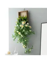 おしゃれなフェイクグリーン 壁面装飾用 小さなデイジー【室内用・リビングや寝室に最適】