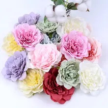 リアルな復古ボタン花【造花・シルクフラワー・手作り装飾材料】