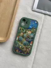 夢の森イラストiPhoneケース【カートゥーンスタイル・柔らかい】【対応機種：Apple、Xiaomi、Huaweiなど】