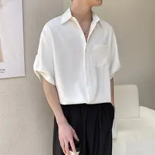 メンズ 春秋用 フィット 無地 白シャツ【長袖・カジュアル・通気性】