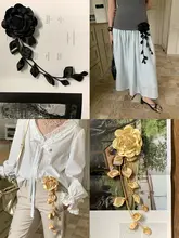 スカーフ コサージュ ハンドメイド フラワーモチーフ 丁寧な作り マルチユース アクセサリー 「NOTJUSTHIM」