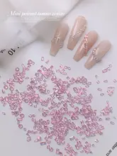 5Aミニ透明合金ジルコニア装飾用ネイルアート【異形ダイヤモンド・爆閃・ホログラム効果】