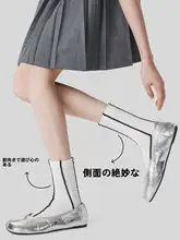 夏用 薄手中筒ソックス【無骨設計・足指分け・綿素材・単色】