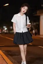 極上の柔らかさ！ウエストハイのAラインフリルスカート【ランタンスタイル・女性用・フリルデザイン】（セットアップ対応）