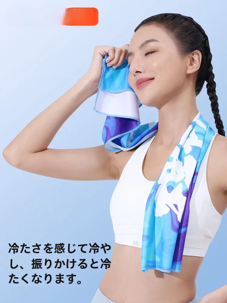 速乾性冷感スポーツタオル：吸汗・ジム用・男女兼用のクールタオルが解決する汗拭きの悩み