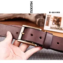 手作り牛革ベルト【ビンテージ風・厚手・バックル付き】