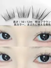 自然な着け心地の自粘式フェイクまつ毛【白鹅绒・ナチュラル仕上げ】