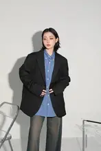 J LONE ヴィンテージ風シンプルカジュアルジャケット【ユニセックス・ゆったりシルエット】