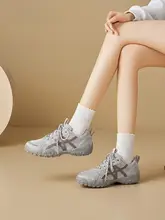 厚底デザインのメッシュアンクルストラップサンダル【レトロバレエスタイル・女性用】（セットアップ対応）