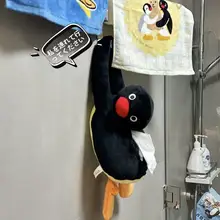 可愛いPinguペンギンのハンギングティッシュボックス【毛糸・家庭用・創造的デザイン】