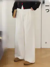 フィットストレートデニムパンツ【ゆったりシルエット・大きいサイズ・カジュアル】（セットアップ対応）