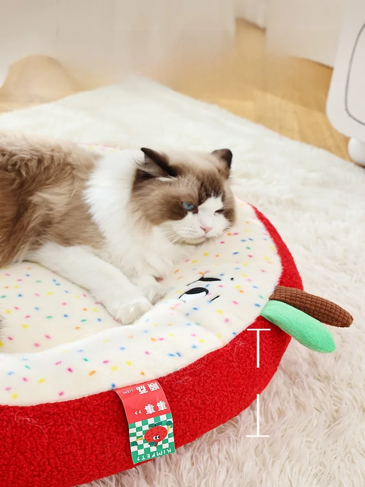 猫用冬季暖かいベッド YFK139：厚手で小型猫に最適な保温設計を実証
