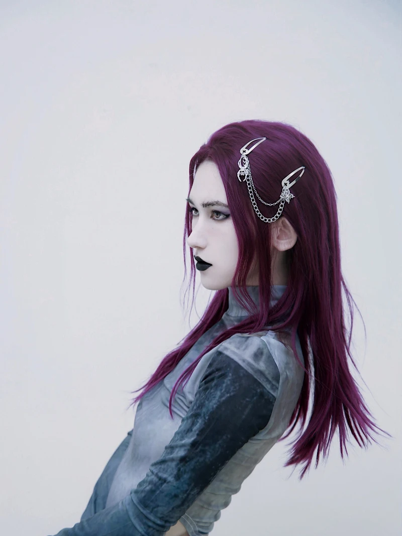 前髪 バング用オリジナルハンドメイドヘアクリップ：スパイダー＆バタフライデザインの実用性と適用シーン