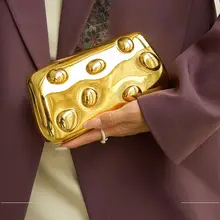 ボックスバッグ ミニバッグ スマホバッグ レディース アクリル 金属 光沢 パール フレンチ風 ヴィンテージ 2WAY クラッチバッグ ショルダーバッグ 結婚式 パーティー 「UGALS」