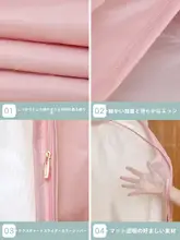 透明衣類収納カバー【長款ダウンジャケット用・防塵・掛け式】