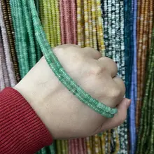 緑色の東陵数珠パーツ【手作り用・ストリングアクセサリー】（セットアップ対応）
