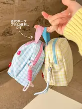 携帯に便利なミニ化粧ポーチ【コスメ収納・仕切り付き・旅行用】
