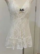 レースキャミソール【バッククロス・透かし編みデザイン・春秋冬用・細身シルエット】