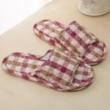 シンプルで使いやすい 布製ソールスリッパ【夏用・室内・男女兼用・静音・吸汗】