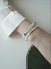 ブレスレット レディース 天然淡水パール 着回し 上品 プレゼント 「QIANTAO」