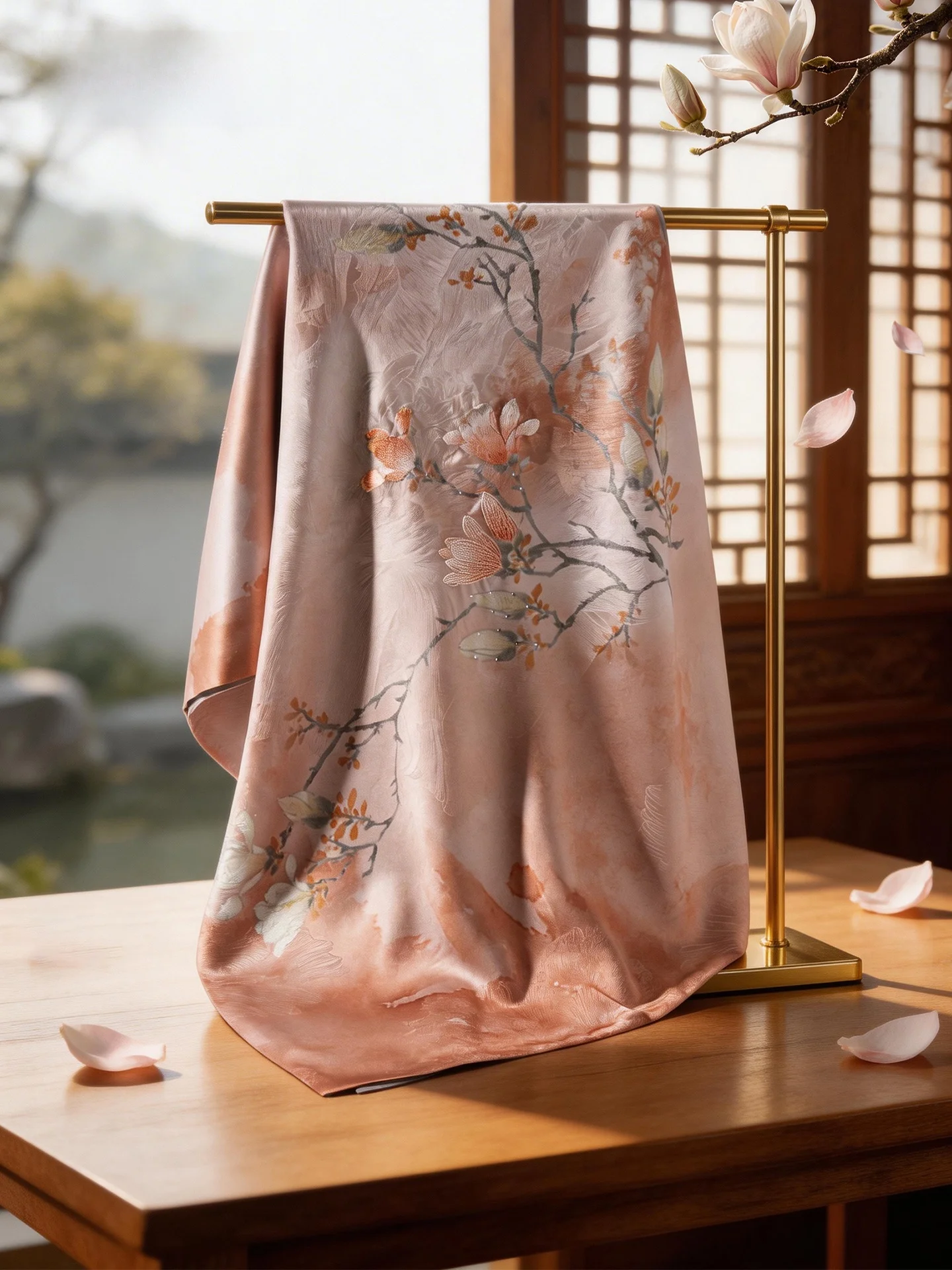 絹の布とは？シルク製刺繍ショールの実際の性能と使用シーンを解説