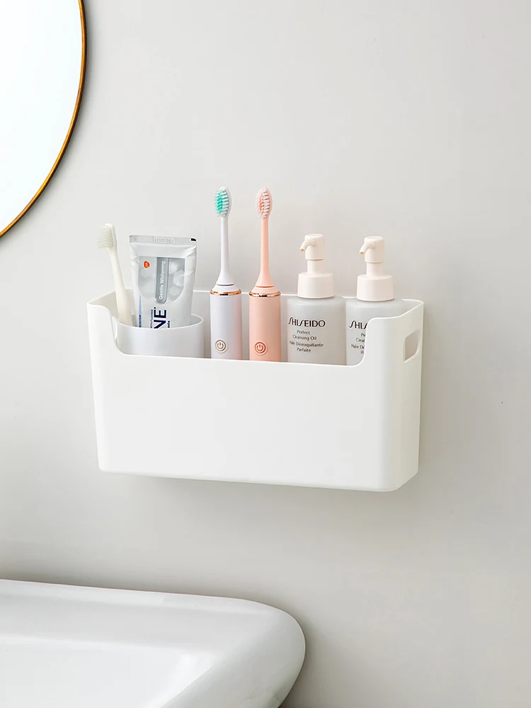 収納ボックス キャビネット ホワイト 壁掛け キッチン トイレに最適なシンプル収納の仕組み
