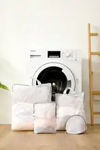便利な取っ手付き洋服用洗濯ネット【厚手・変形防止・下着やカーテン用】