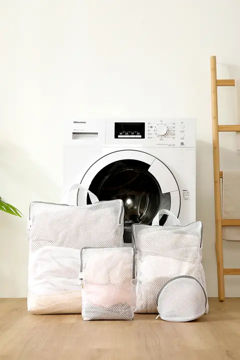 便利な取っ手付き洋服用洗濯ネット【厚手・変形防止・下着やカーテン用】