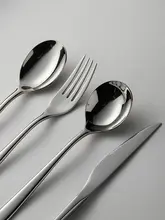 高級感あるステーキ用西洋食器セット【ステンレス製・ナイフ・フォーク・スプーン・三点セット】（セットアップ対応）