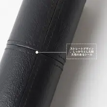 PUレザー製ミニメイクブラシ収納缶【防塵・防水・持ち運び便利】