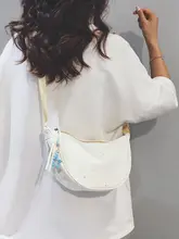 カジュアルキャンバスショルダーバッグ【女性用・シンプル・デイリー・旅行用】