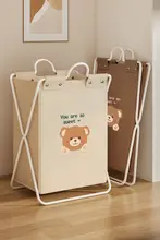 高級感のある軽い高級感のある汚れた衣類の収納バスケット