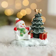 クリスマスツリー装飾用樹脂飾り【雪だるま・動物・雪の家・子供向けギフト】