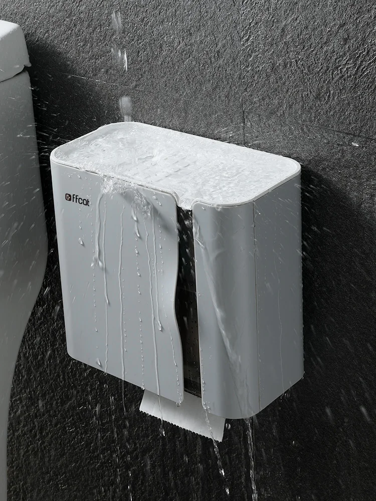 穴あけ不要のトイレットペーパー収納ボックス：上部収納の衛生的かつ便利な解決策