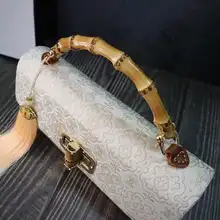 高級感ある手提げバッグ【金糸刺繍・伝統的な模様・中華風】