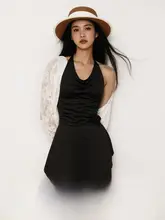 breeze holiday 優雅なデザインの女性用ワンピース水着【控えめ・美ライン】