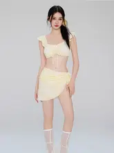 大人女性用 肌悩みカバー 水着【フラワープリント・セパレート・温泉専用】（セットアップ対応）