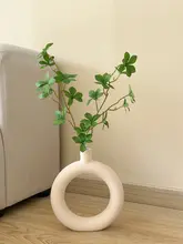 フェイクプランツ マツサネブ 木製リビング 花のアレンジメント 装飾品