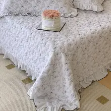 冬用刺繍入り！水貂絨3点セット【厚手・保温・クラシックデザイン】