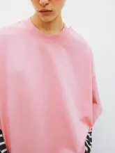 ヴィンテージ風ウォッシュ加工柔らかいルーズフィット半袖Tシャツ