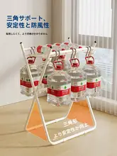 多機能折りたたみ式室内用ハンガーラック【簡易設置・床置き・バルコニー用】