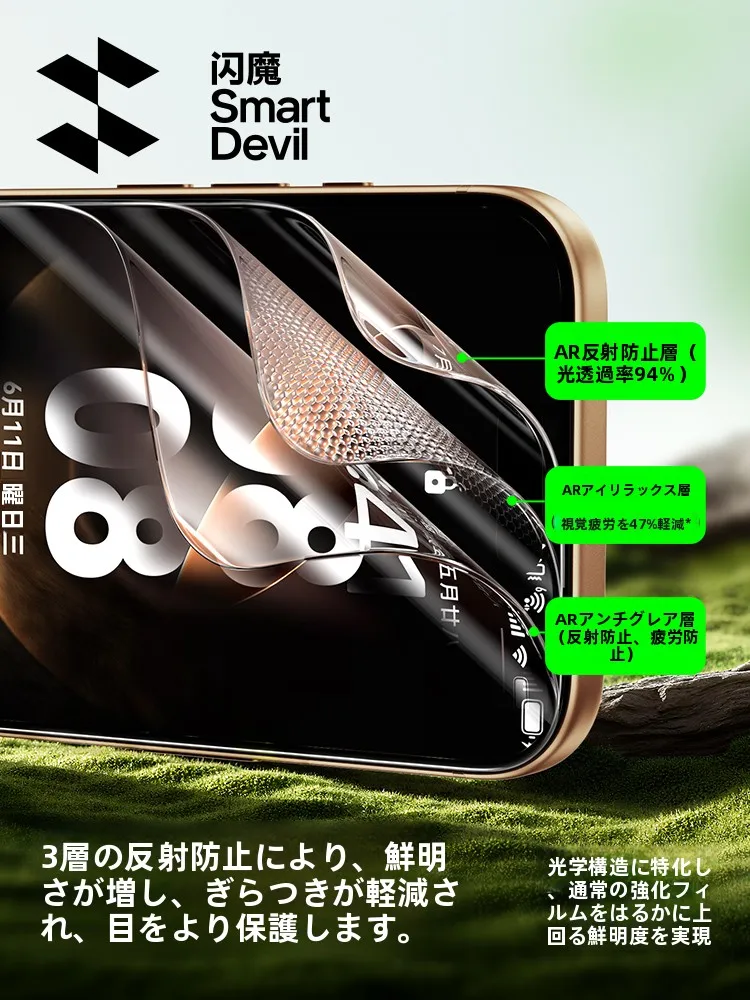 100均ガラスフィルムAndroidで画面を守るには？閃魔のAR強化ガラスフィルムが解決するリアルな悩み