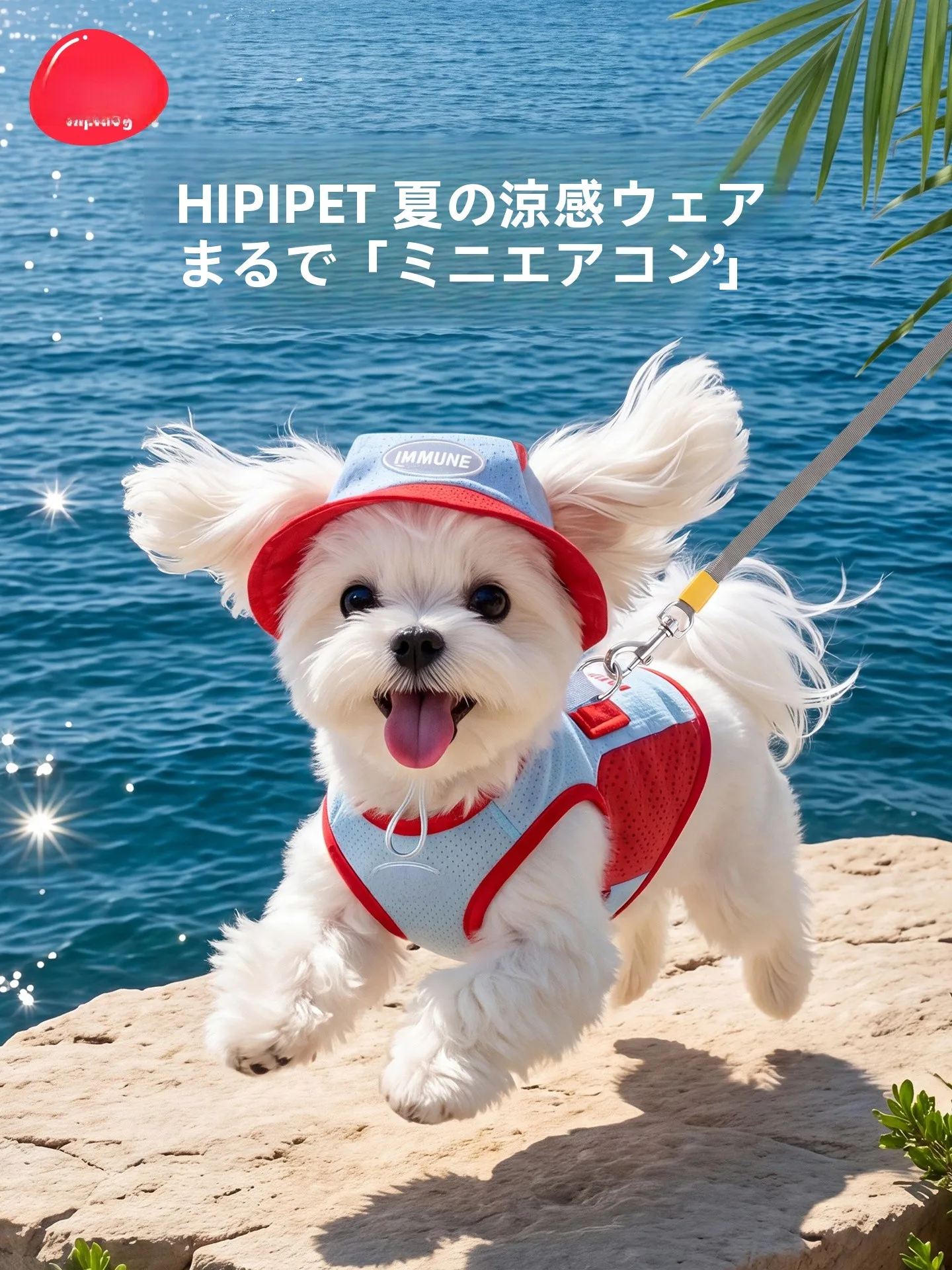 hipidog 小型犬用涼感ベスト：犬を飼う初心者に最適な夏の通気性対策