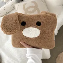 かわいい動物デザイン！パンダおそろいポーチ【ふんわり羊羔絨・化粧用・ウサギハンドバッグ付き】