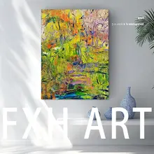 手描きのオリジナル油絵【夢のような質感・高級感のあるインテリアアート】